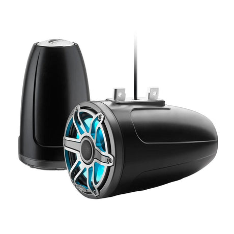 JL Audio Qualifies for Free Shipping JL Audio M6 7.7" Enclosed Tower Speakers Titanium Sport Grille with RGB LED #010-03088-00