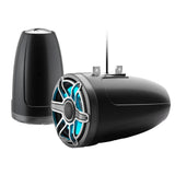 JL Audio Qualifies for Free Shipping JL Audio M6 8.8" Enclosed Tower Speakers Titanium Sport Grill with RGB LED #010-03281-00