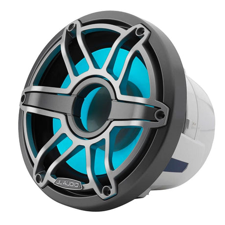 JL Audio Qualifies for Free Shipping JL Audio M6 8" Subwoofer with Titanium Sport Grille Infinite Baffle RGB LED #010-03082-00