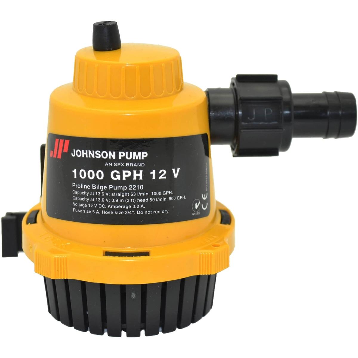 Johnson Pump Qualifies for Free Shipping Johnson Pump 1000 GPH Proline Pump #22102