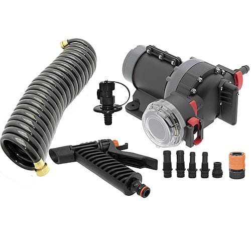 Johnson Pump Qualifies for Free Shipping Johnson Pump Aqua Jet II Washdown Pump 5.2 GPM 12v 72 PSI Kit #10-25014-15