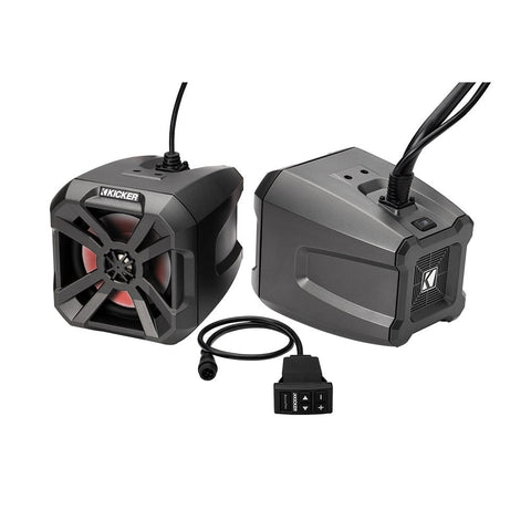KICKER Qualifies for Free Shipping KICKER 6.5" LED Powercan Powersports Bluetooth Speakers #48BTCAN65