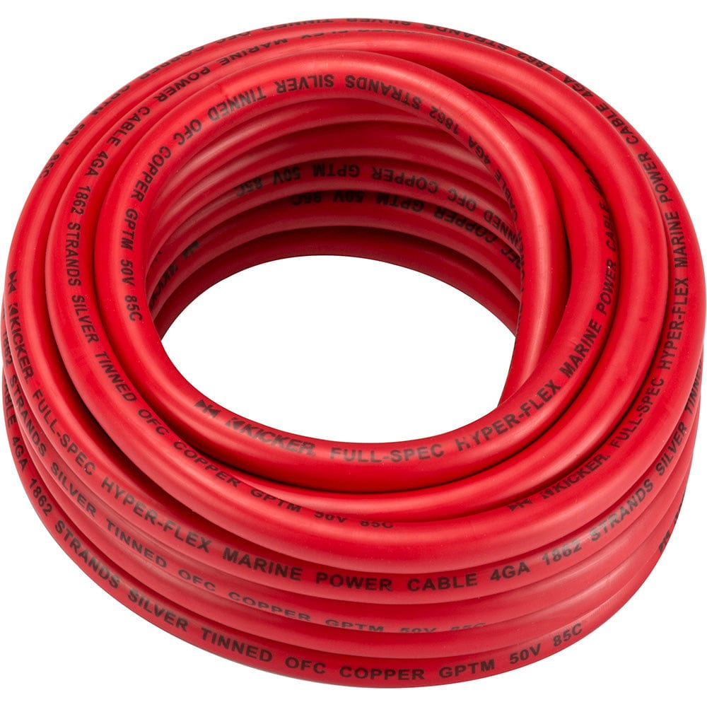KICKER Qualifies for Free Shipping KICKER KMWPR420 20' 4 AWG Power Wire Red #47KMWPR420
