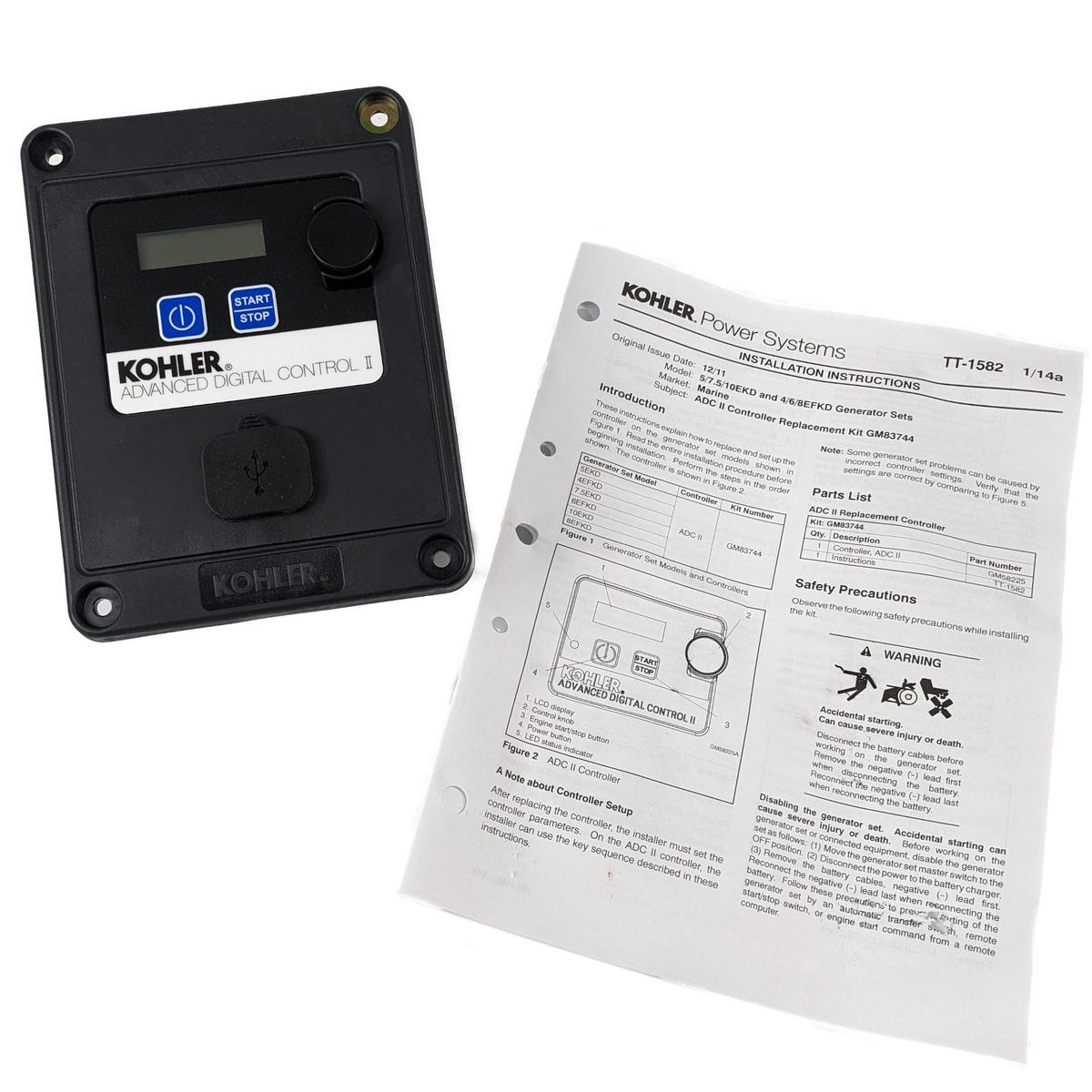 Kohler Qualifies for Free Shipping Kohler Controller ADC II Service Replacement #GM83744