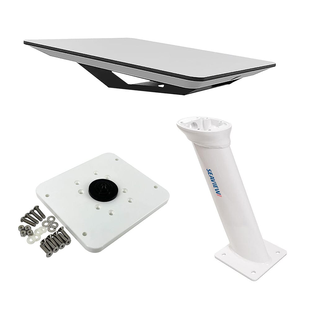 KVH Industries Not Qualified for Free Shipping KVH Starlink Flat Panel Kit with 16" Seaview Pedestal Mount #72-1048-SV16