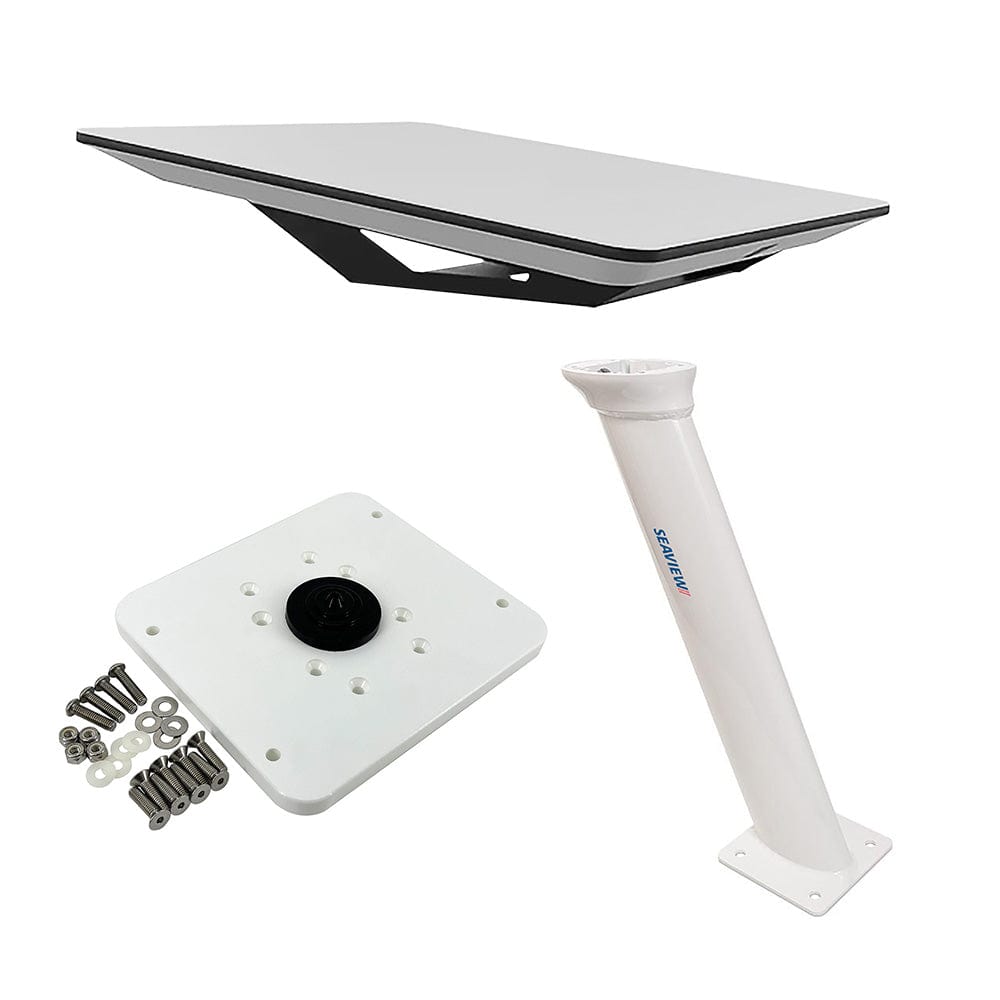 KVH Industries Not Qualified for Free Shipping KVH Starlink Flat Panel Kit with 24" Seaview Pedestal Mount #72-1048-SV24