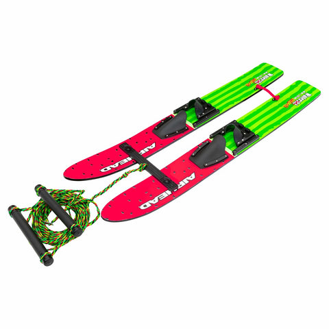 Kwik Tek Qualifies for Free Shipping Kwik Tek Watermelon Trainer Water Skis #AHST-111