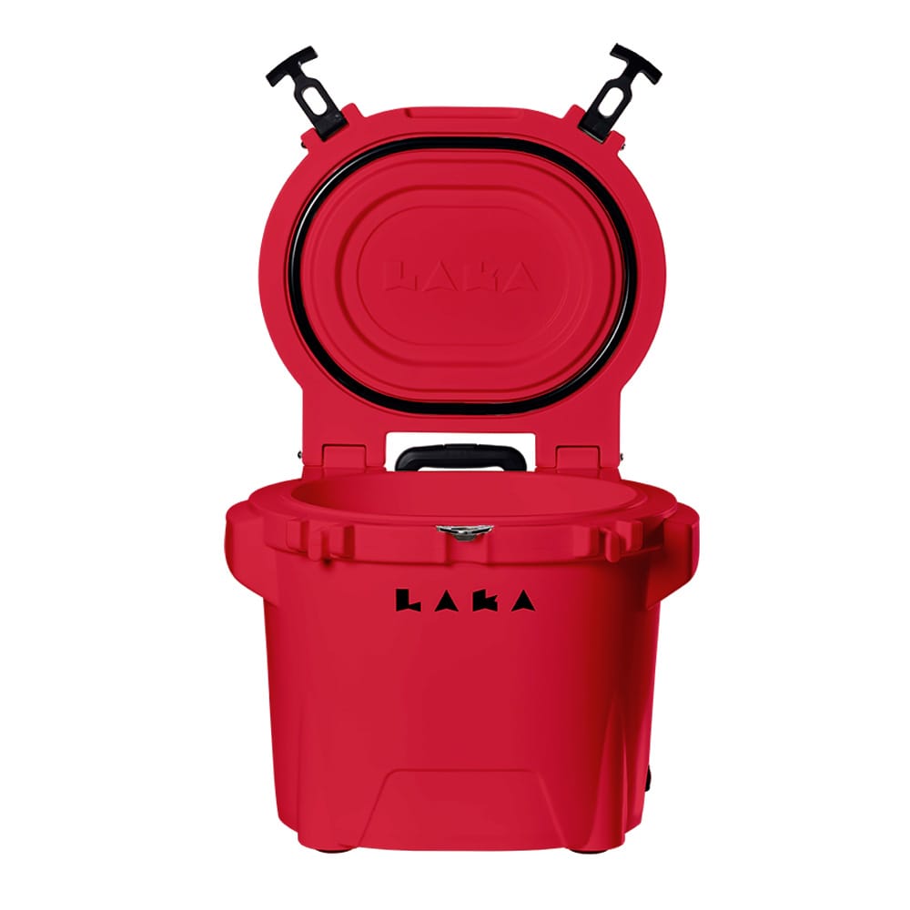 LAKA Coolers Not Qualified for Free Shipping Laka Coolers 30 Quart Cooler with Telescoping Handle & Wheels #1089