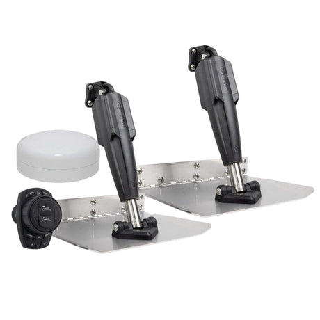 Lenco Marine Qualifies for Free Shipping Lenco 12" x 12" Standard Mount Trim Tab Kit 12v with Pro Control Auto #15184-107