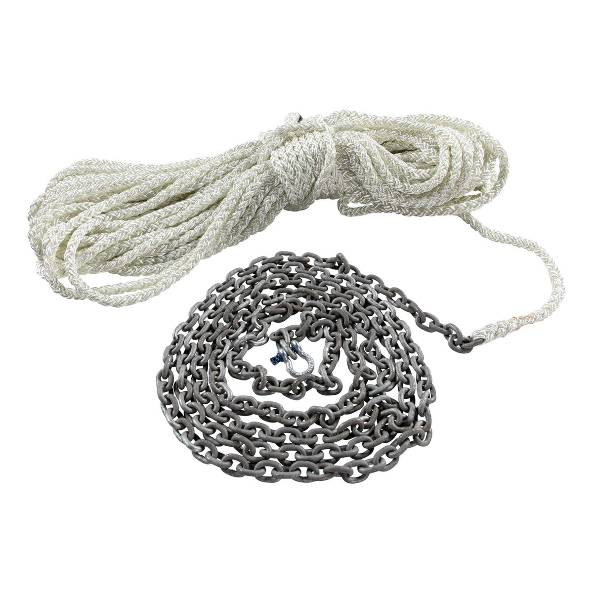 Lewmar Oversized - Not Qualified for Free Shipping Lewmar 10' 1/4" G4 Chain & 1/2" 8-Plait Rope #HM10HT200PX