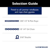 Lewmar Oversized - Not Qualified for Free Shipping Lewmar 10' 1/4