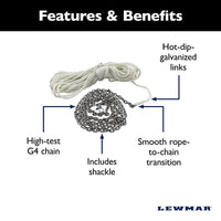 Lewmar Oversized - Not Qualified for Free Shipping Lewmar 10' 1/4
