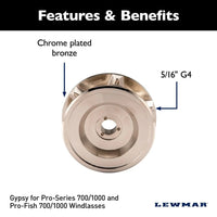 Lewmar Qualifies for Free Shipping Lewmar Pro Ser Gypsy RC 5/16