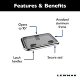 Lewmar Qualifies for Free Shipping Lewmar Size 70 Medium Profile Hatch Flange Base #39970020