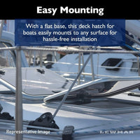 Lewmar Qualifies for Free Shipping Lewmar Size 70 Medium Profile Hatch Flange Base #39970020