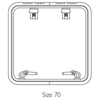 Lewmar Qualifies for Free Shipping Lewmar Size 70 Medium Profile Hatch Flange Base #39970020