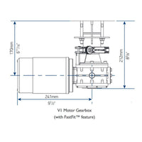 Lewmar Oversized - Not Qualified for Free Shipping Lewmar V1 Vertical Windlass #6671011108-138