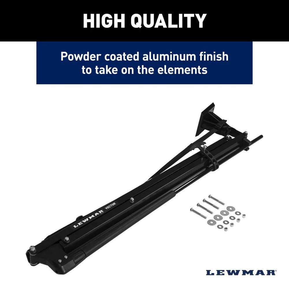 Lewmar Qualifies for Free Shipping Lewmar Vector 6' Black Manual Shallow Water Anchor #2025059419