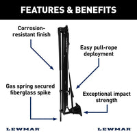 Lewmar Qualifies for Free Shipping Lewmar Vector 6' Black Manual Shallow Water Anchor #2025059419
