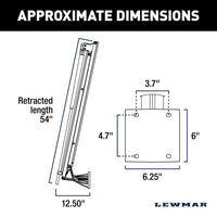 Lewmar Qualifies for Free Shipping Lewmar Vector 6' Black Manual Shallow Water Anchor #2025059419