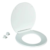 Lippert Components Qualifies for Free Shipping Lippert Flow Max Replacement Toilet Seat Plastic White #2024030313