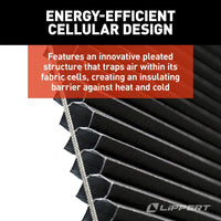 Lippert Components Qualifies for Free Shipping Lippert Window Shade for RV Entry Doors #2025009148