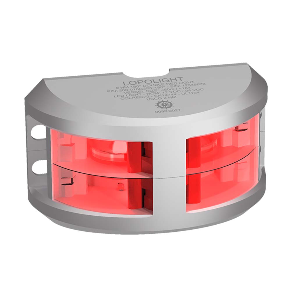 Lopolight Qualifies for Free Shipping Lopolight 180-Degree Double Stacked Red Nav Light 2nm #200-016G2ST