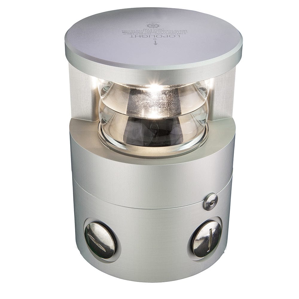 Lopolight Qualifies for Free Shipping Lopolight 225-Degree Double Masthead Light 6nm Silver #300-138