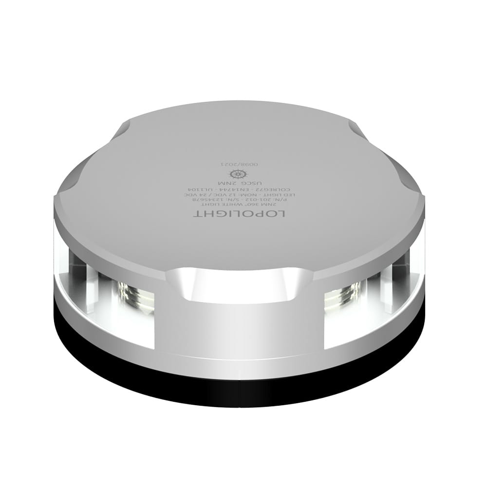 Lopolight Not Qualified for Free Shipping Lopolight 360-Degree Anchor Light 2nm Silver Housing #201-012-FB 2.5M