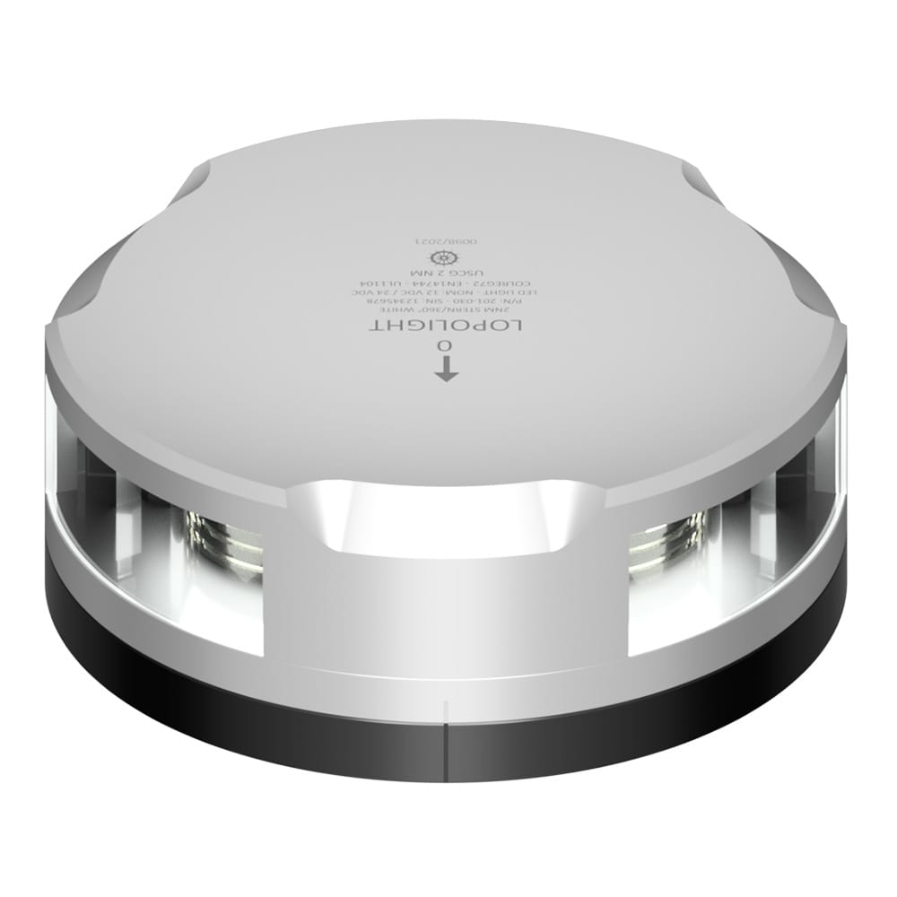 Lopolight Not Qualified for Free Shipping Lopolight 360-Degree Stern Light 2nm Silver Housing #201-030-FB