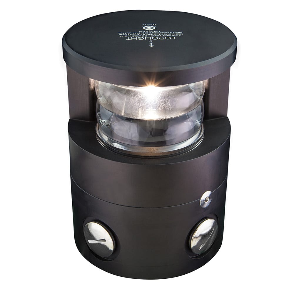 Lopolight Not Qualified for Free Shipping Lopolight 6nm Double Stacked Ice-Class Masthead Light #300-138-PRO-I