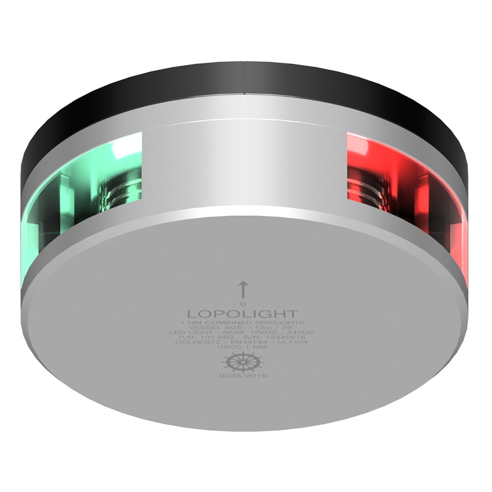 Lopolight Not Qualified for Free Shipping Lopolight Combined Sidelight 1nm Upside-Down Silver Housing #101-003-FB-REVERSE