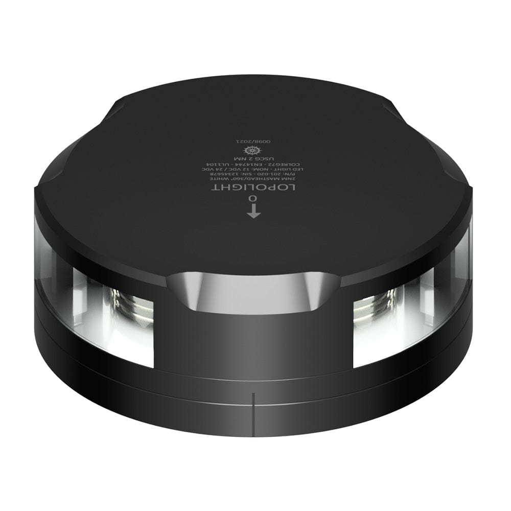 Lopolight Not Qualified for Free Shipping Lopolight Masthead/360-Degree Light 2nm Black Housing #201-020-FB-B
