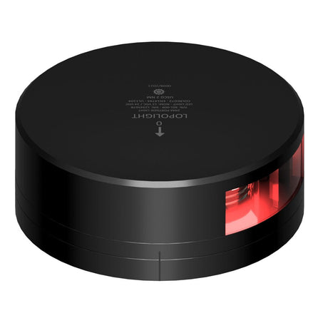 Lopolight Qualifies for Free Shipping Lopolight Red Port Light 2nm Black Housing FB Base #301-009-FB-B