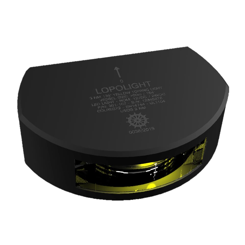 Lopolight Not Qualified for Free Shipping Lopolight Stern Towing Light 3nm Black Housing #301-107-B