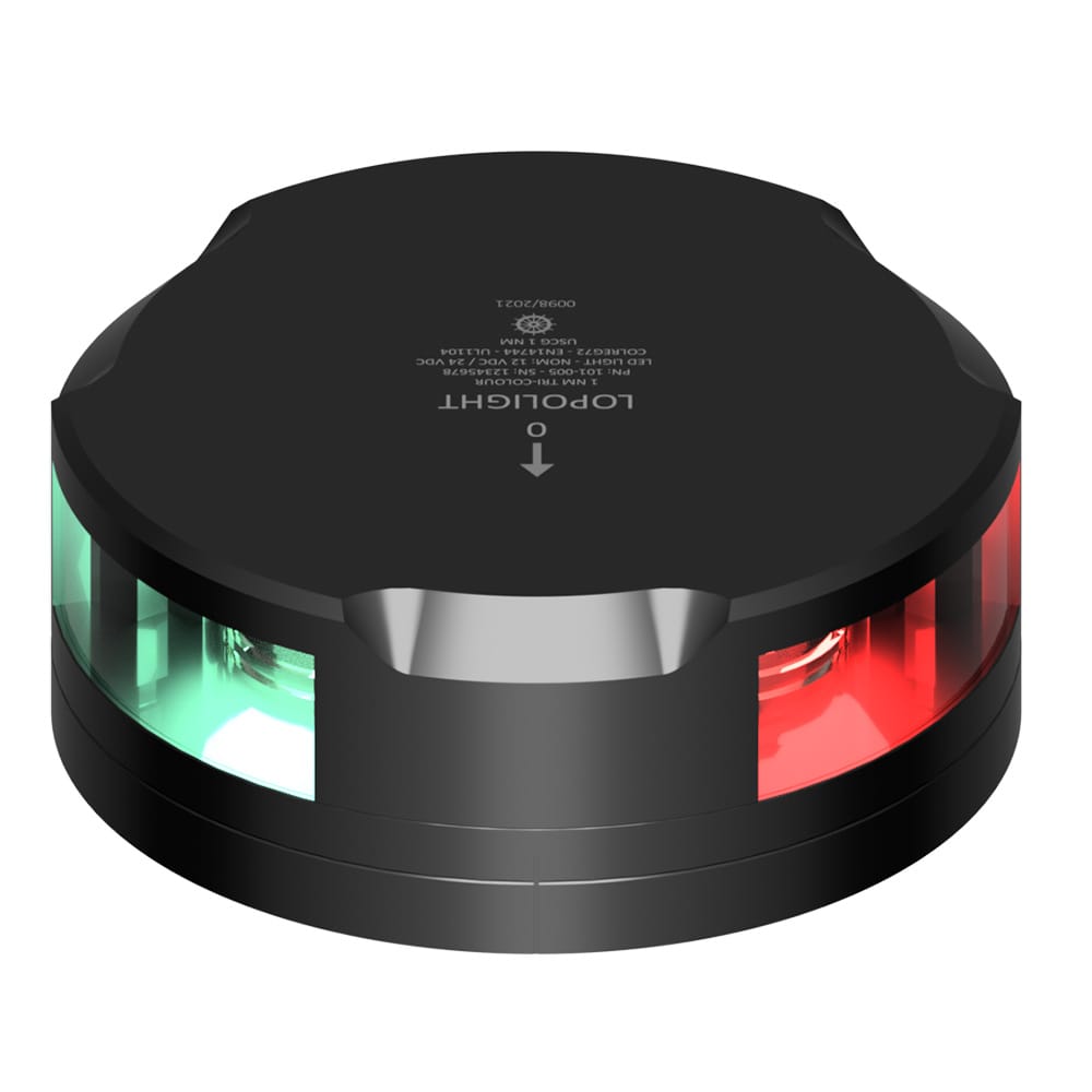 Lopolight Not Qualified for Free Shipping Lopolight Tri-Color Nav Light 1nm Black Housing FB Base #101-005-FB-B