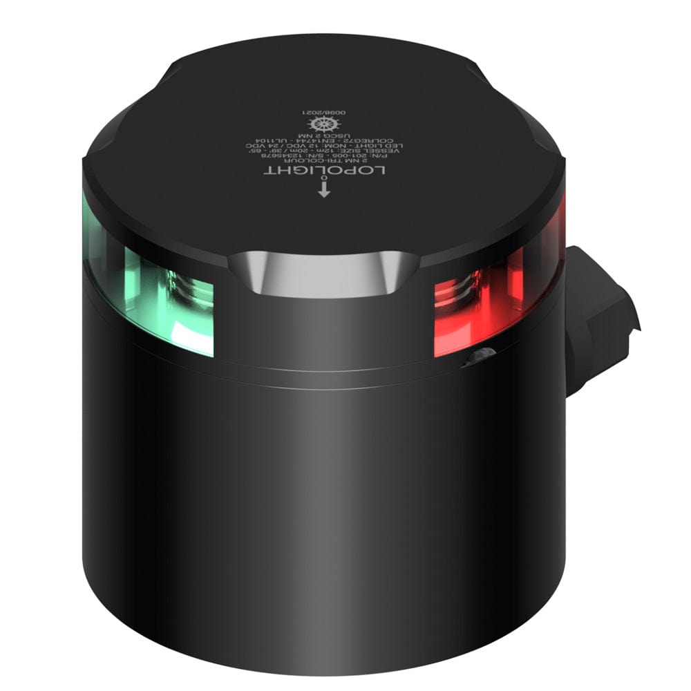 Lopolight Not Qualified for Free Shipping Lopolight Tri-Color Nav Light 2nm Black Housing #201-005-B TB