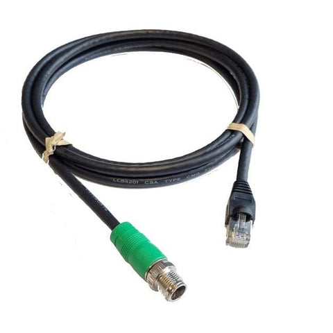Lowrance Qualifies for Free Shipping Lowrance 6' Ethernet Cable Green M12 8-pin male-RJ45 Male #000-16078-001