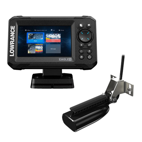 Lowrance Qualifies for Free Shipping Lowrance Eagle 5 Combo with SplitShot Transducer #000-16111-001