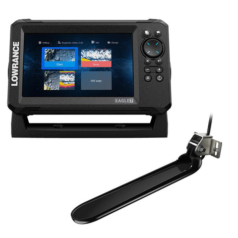 Lowrance Qualifies for Free Shipping Lowrance Eagle 7 with TripleShot Transducer & US Inland Charts #000-16120-001