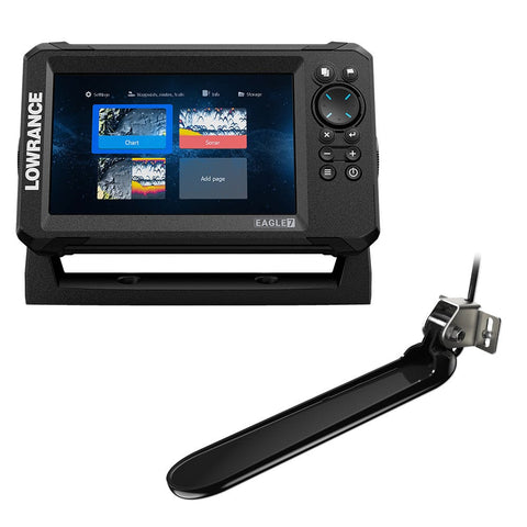 Lowrance Qualifies for Free Shipping Lowrance Eagle Eagle 7 TripleShot Ducer & Discover OnBoard Chart #000-16228-001