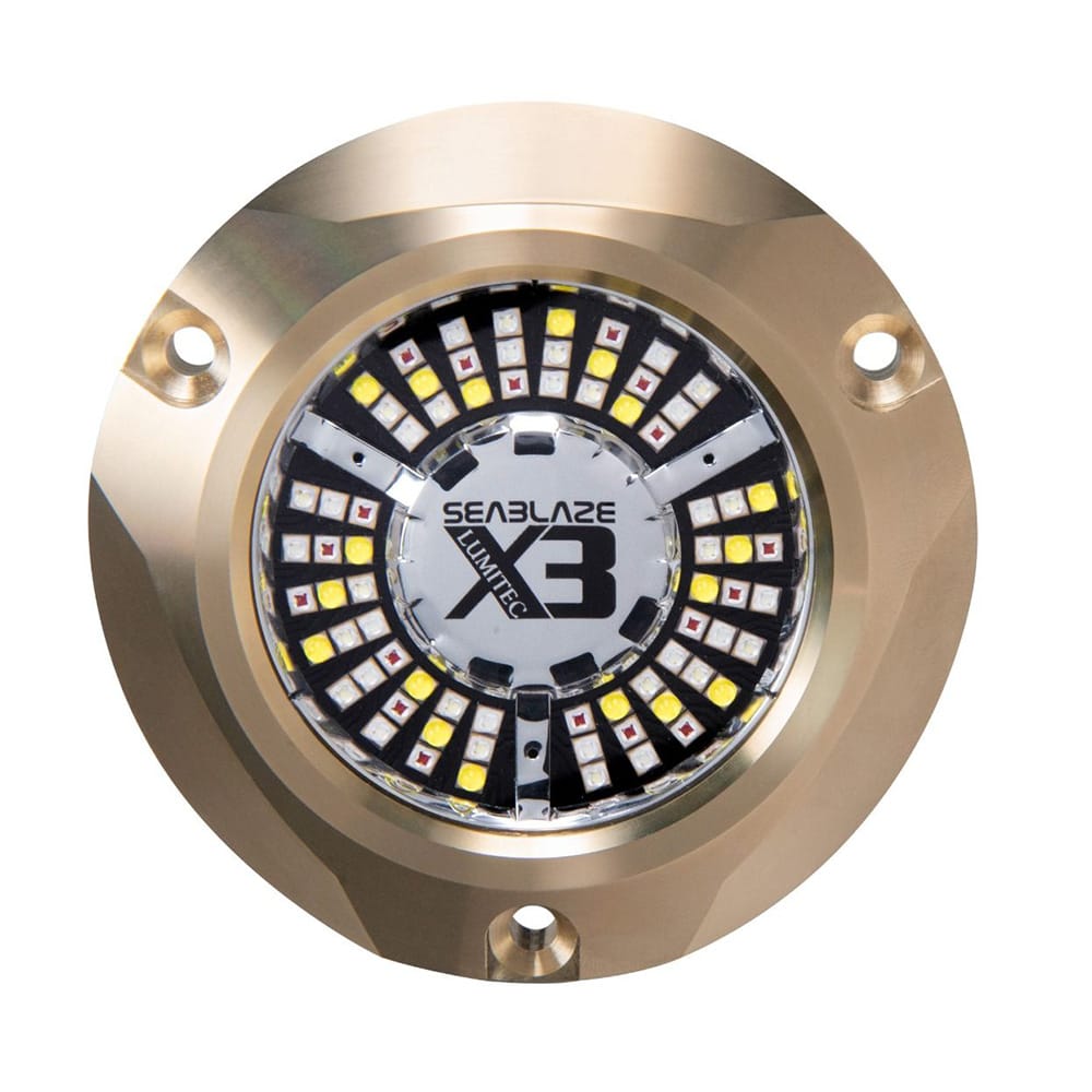 Lumitec Qualifies for Free Shipping Lumitec Seablaze X3 Spectrum Underwater Light #101946