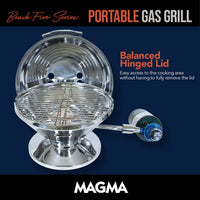Magma Products Qualifies for Free Shipping Magma Beach Fire Kettle with Table Stand SS #C10-105