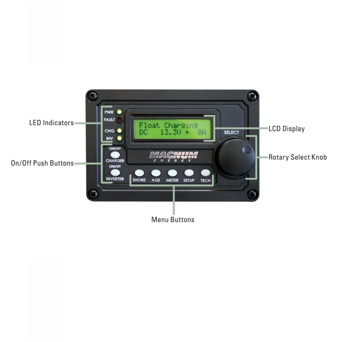 Magnum Energy Qualifies for Free Shipping Magnum Energy Magnum Remote Control No Cable #ME-RC-L