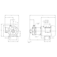 March Pump Qualifies for Free Shipping March Pump TE-7K-MD 1-Phase 3/4 HP Aluminum Bracket #0155-0011-0300