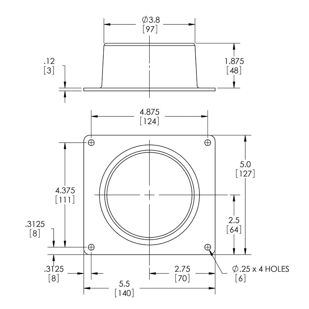 Marine Systems Inc Qualifies for Free Shipping Marine Systems Hose Adapter 4" Duct #HA4P