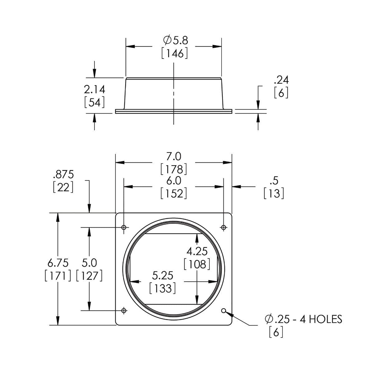 Marine Systems Inc Qualifies for Free Shipping Marine Systems Hose Adapter 6" Duct #HA616P
