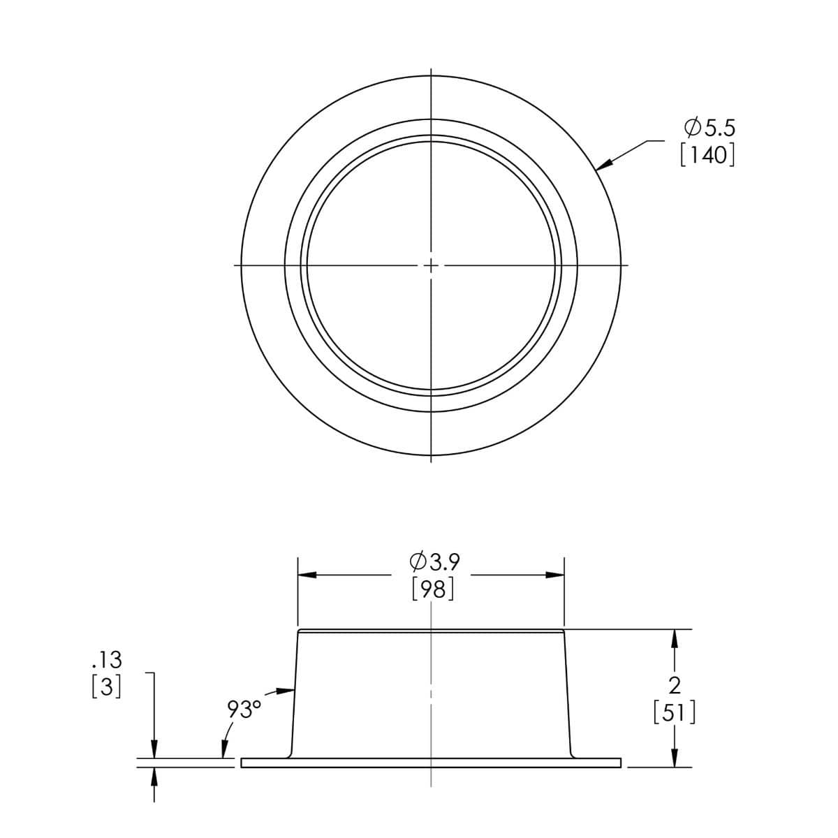 Marine Systems Inc Qualifies for Free Shipping Marine Systems Hose Ring Round 4" #HR4