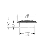 Marine Systems Inc Qualifies for Free Shipping Marine Systems Round Plastic Grille #3GL-BK