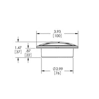 Marine Systems Inc Qualifies for Free Shipping Marine Systems Round Plastic Grille #3GL-BK